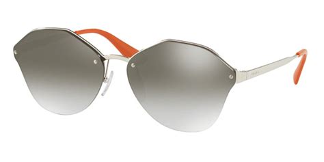 Prada PR 64TS 1BC4S1 Sunglasses in Silver 